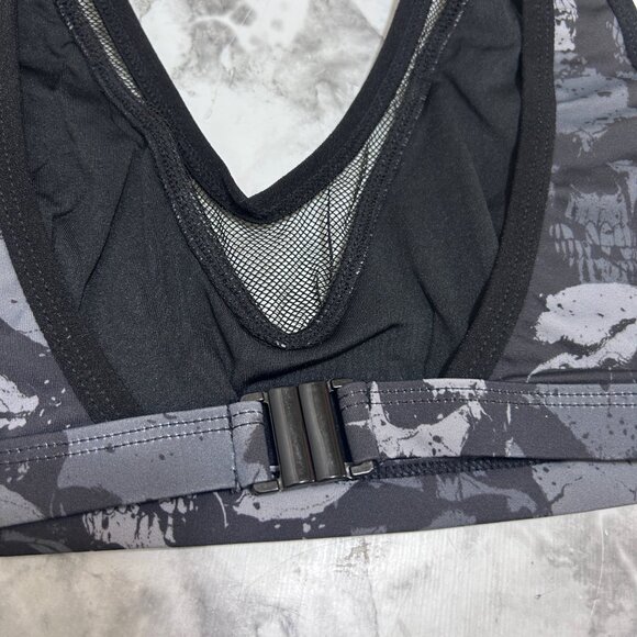 Killstar Tomb Lagoon Bikini Set XS Black Skull Gothic Pinup Vampy Rockabilly Emo - Picture 10 of 11